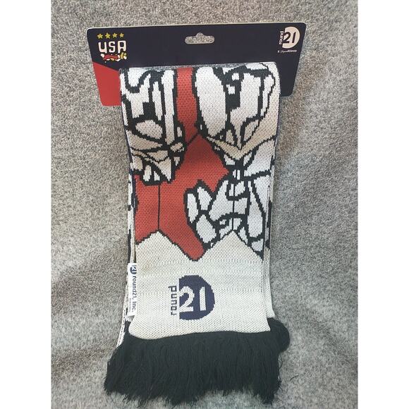 Round21 USWNT Our Time Double-Sided Soccer Scarf USA Women’s - Picture 1 of 8